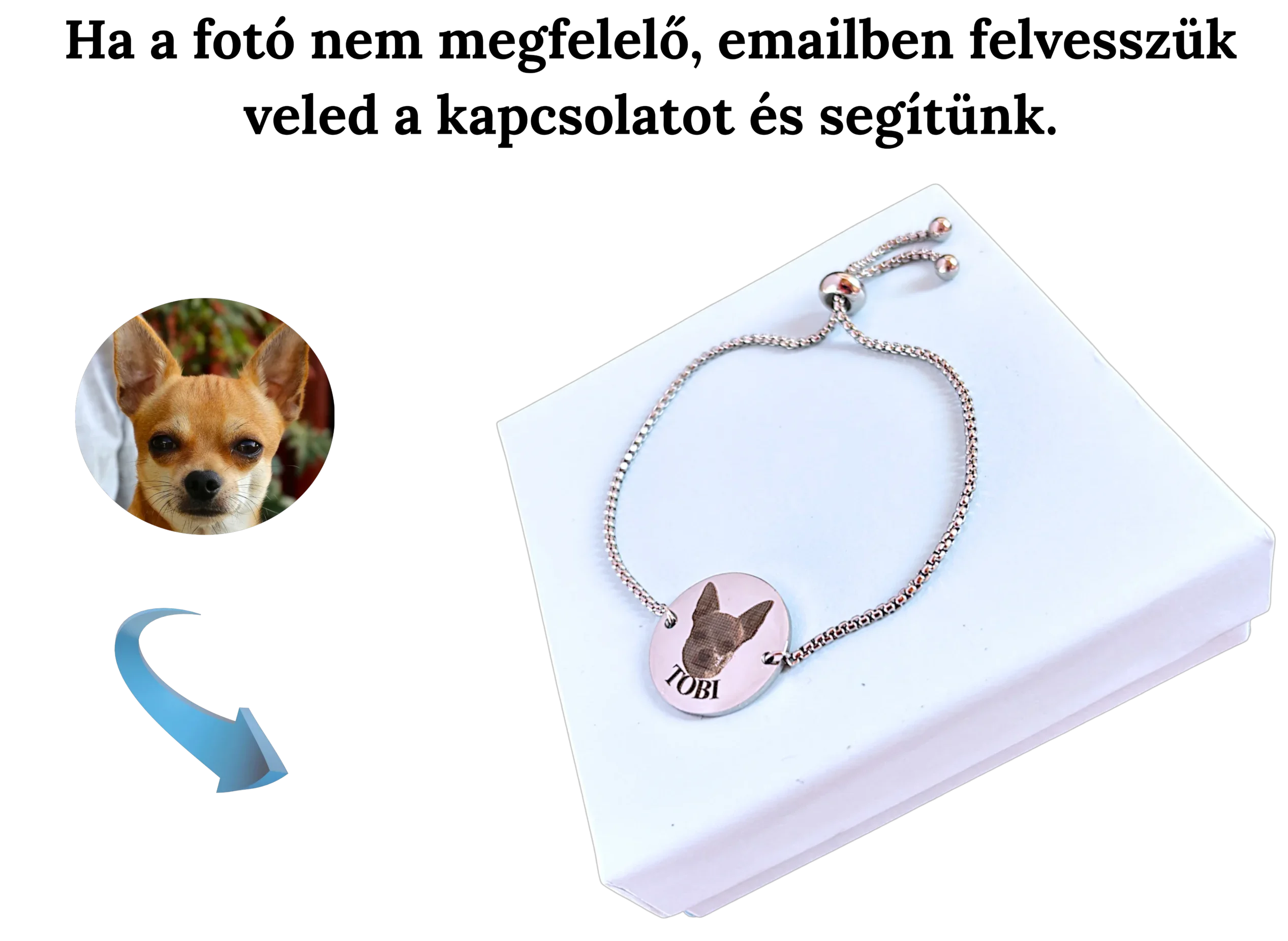 kutyás karkötő